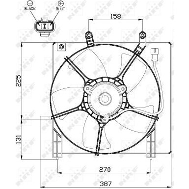 47487 Lüfter, Motorkühlung