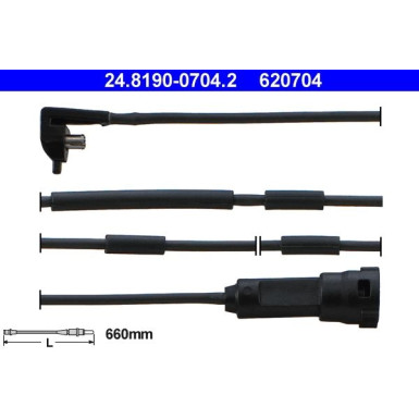 24.8190-0704.2 Warnkontakt, Bremsbelagverschleiß