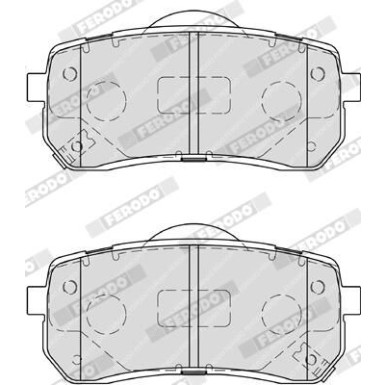 FDB4114 Bremsbelagsatz, Scheibenbremse PREMIER ECO FRICTION