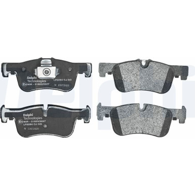 LP2284 Bremsbelagsatz, Scheibenbremse