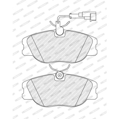 FDB994 Bremsbelagsatz, Scheibenbremse PREMIER ECO FRICTION