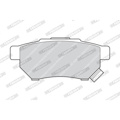 Ferodo | Bremsbelagsatz, Scheibenbremse | FDB621 Ferodo | Bremsbelagsatz, Scheibenbremse | FDB621