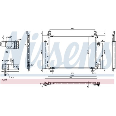 940085 Kondensator, Klimaanlage