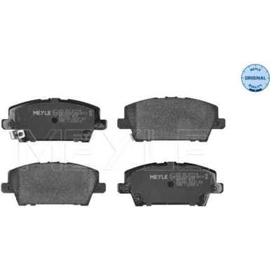 025 240 8717/W Bremsbelagsatz, Scheibenbremse MEYLE-ORIGINAL: True to OE.