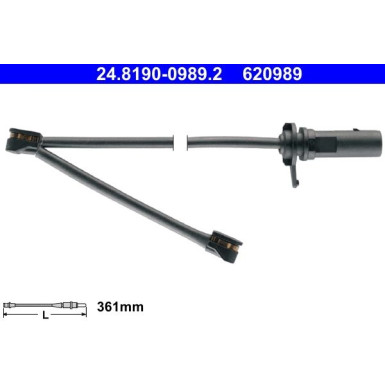 24.8190-0989.2 Warnkontakt, Bremsbelagverschleiß