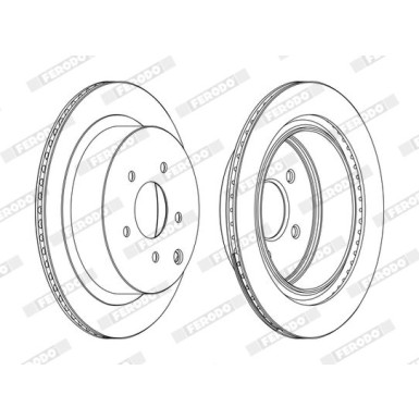 Ferodo | Bremsscheibe | DDF1506C