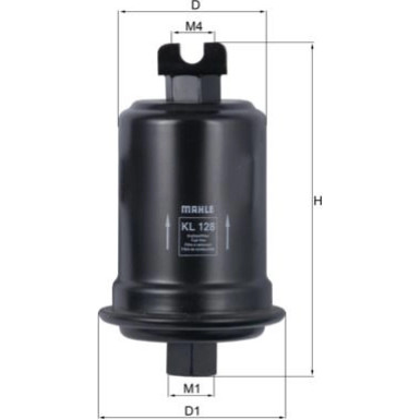 Knecht | Kraftstofffilter | KL 128