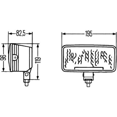 Hella | Arbeitsscheinwerfer | 1GD 005 700-501