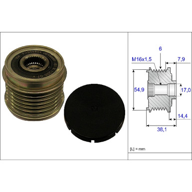 535 0176 10 Generatorfreilauf