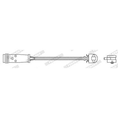 Ferodo Warnkontakt, Bremsbelagverschleiß PREMIER FWI293
