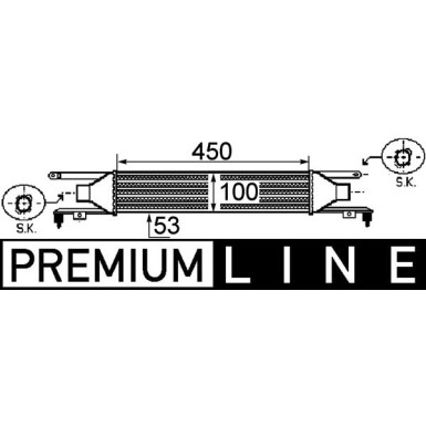 CI 250 000P Ladeluftkühler BEHR *** PREMIUM LINE *** CI 250 000P Ladeluftkühler BEHR *** PREMIUM LINE ***