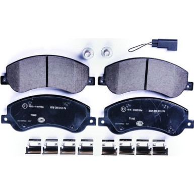Hella Pagid | Bremsbelagsatz, Scheibenbremse | 8DB 355 012-761 Hella Pagid | Bremsbelagsatz, Scheibenbremse | 8DB 355 012-761