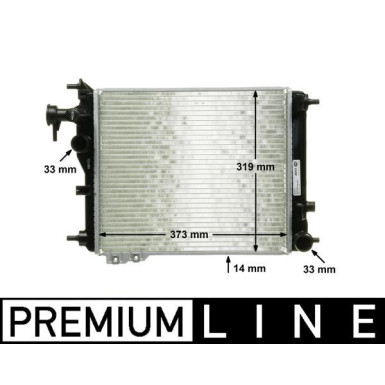 Mahle | Kühler, Motorkühlung | CR 1115 000P