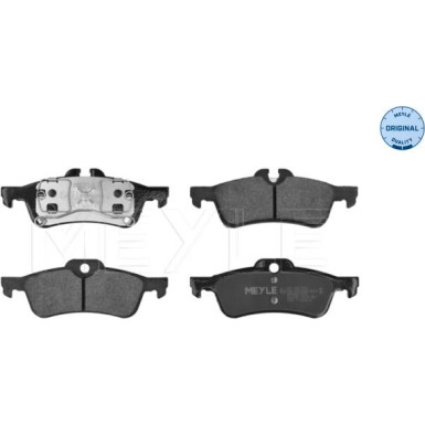 025 237 1616 Bremsbelagsatz, Scheibenbremse MEYLE-ORIGINAL: True to OE.