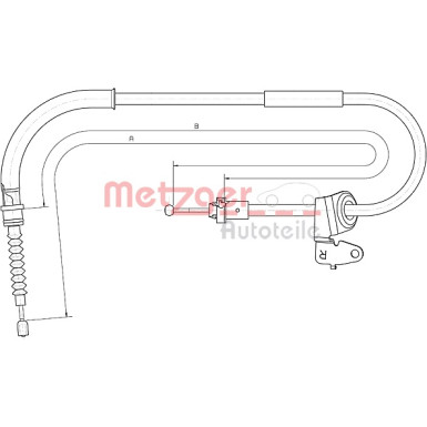 10.4304 Seilzug, Feststellbremse 10.4304 Seilzug, Feststellbremse