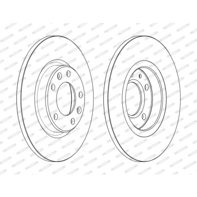 DDF2569C Bremsscheibe PREMIER
