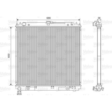 701610 Kühler, Motorkühlung