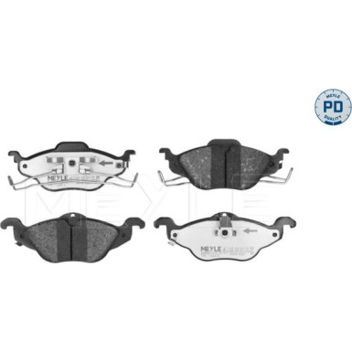 Meyle Bremsbelagsatz, Scheibenbremse MEYLE-PD: Advanced performance and design 025 230 6317/PD