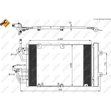 35633 Kondensator, Klimaanlage EASY FIT