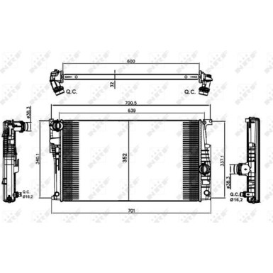 58413 Kühler, Motorkühlung