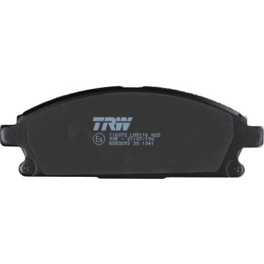 TRW | Bremsbelagsatz, Scheibenbremse | GDB3293