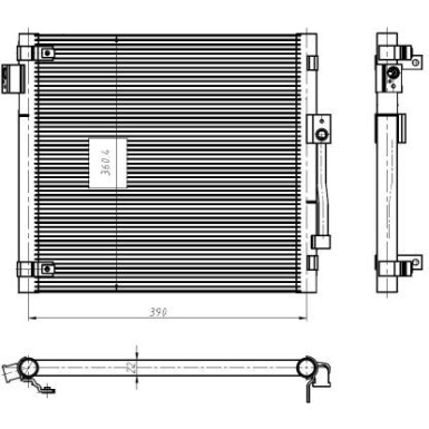 350447 Kondensator, Klimaanlage EASY FIT 350447 Kondensator, Klimaanlage EASY FIT
