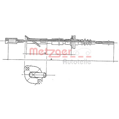 1402.3 Seilzug, Kupplungsbetätigung