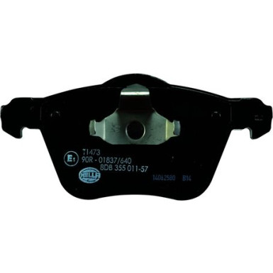Hella | Bremsbelagsatz, Scheibenbremse | 8DB 355 011-571