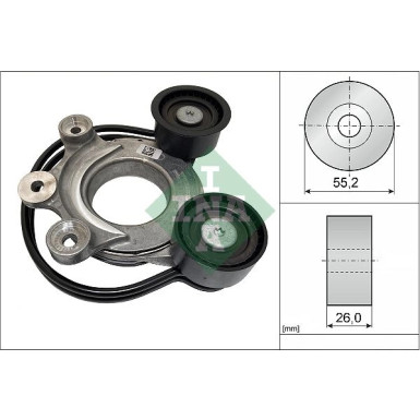 534 0827 10 Riemenspanner, Keilrippenriemen