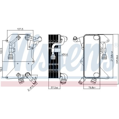 90894 Ölkühler, Automatikgetriebe 90894 Ölkühler, Automatikgetriebe
