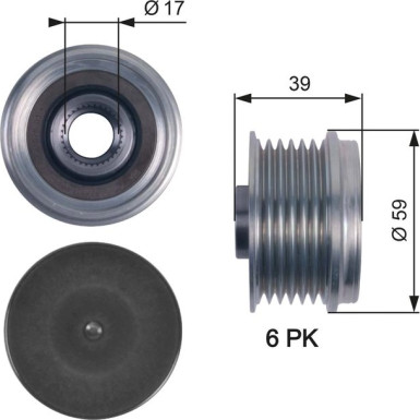 OAP7113 Generatorfreilauf DriveAlign™