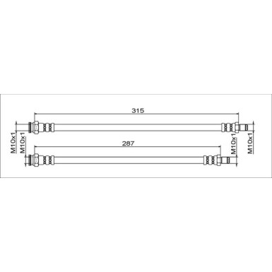 4111791 Bremsschlauch GREENPARTS
