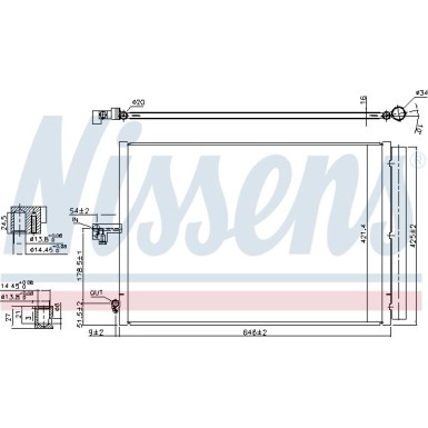 940412 Kondensator, Klimaanlage
