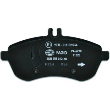 Hella Pagid | Bremsbelagsatz, Scheibenbremse | 8DB 355 012-601