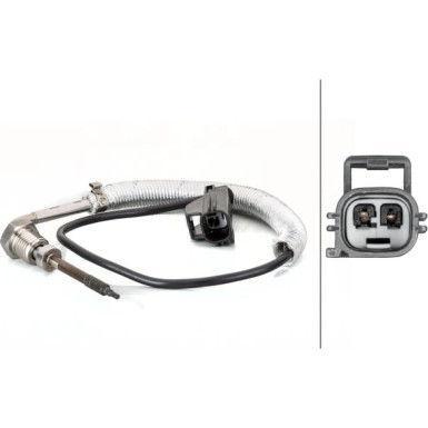 Hella | Sensor, Abgastemperatur | 6PT 014 495-111
