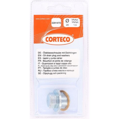 Corteco | Verschlussschraube, Ölwanne | 220147S