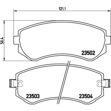 Brembo Bremsbelagsatz, Scheibenbremse PRIME LINE P 56 039
