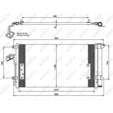 35639 Kondensator, Klimaanlage EASY FIT