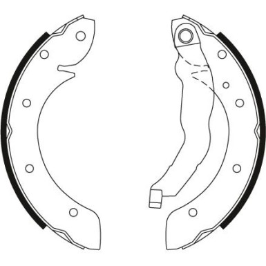 GS8528 Bremsbackensatz