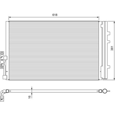 Valeo | Kondensator, Klimaanlage | 814386