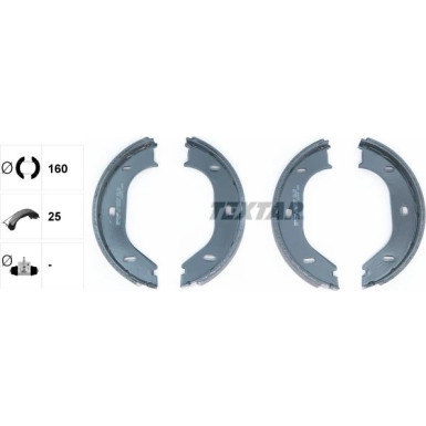 91020200 Bremsbackensatz, Feststellbremse