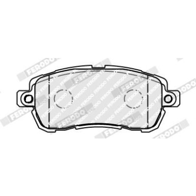 Ferodo | Bremsbelagsatz, Scheibenbremse | FDB5181