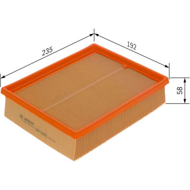 BOSCH F 026 400 212 Luftfilter BOSCH F 026 400 212 Luftfilter