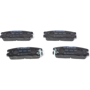 0 986 424 367 Bremsbelagsatz, Scheibenbremse