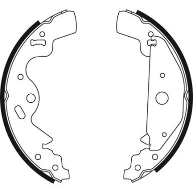 GS8477 Bremsbackensatz