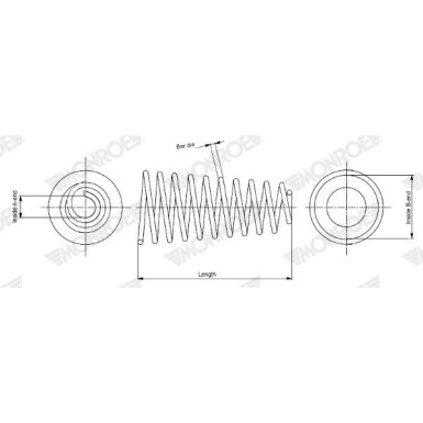Monroe | Fahrwerksfeder | SP3744 Monroe | Fahrwerksfeder | SP3744