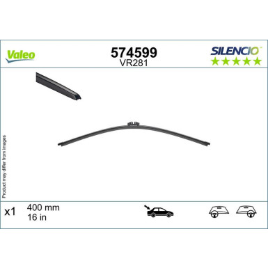 Valeo Wischblatt SILENCIO REAR 574599 Valeo Wischblatt SILENCIO REAR 574599