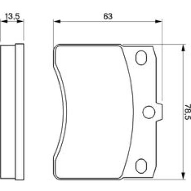 0 986 424 099 Bremsbelagsatz, Scheibenbremse 0 986 424 099 Bremsbelagsatz, Scheibenbremse