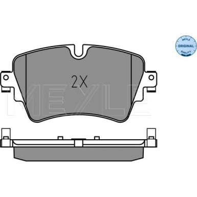 025 221 8719 Bremsbelagsatz, Scheibenbremse MEYLE-ORIGINAL: True to OE.