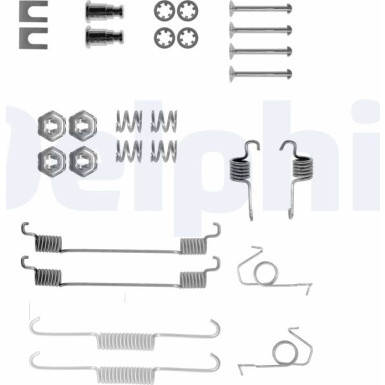 LY1045 Zubehörsatz, Bremsbacken